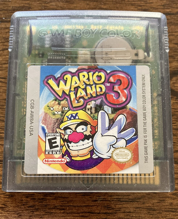 USED Wario Land 3 (Nintendo Game Boy Color, 2000) Tested & Working - Cartridge Only