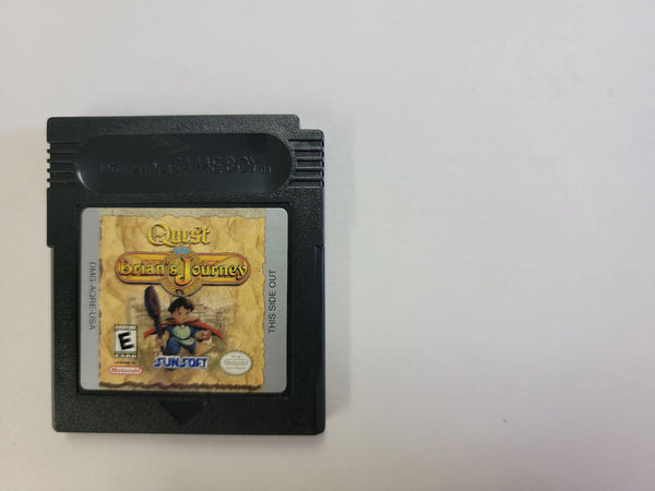 USED Quest RPG: Brian's Journey (Authentic) (Nintendo Game Boy Color,