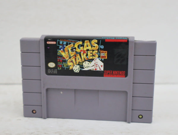 USED****    Vegas Stakes (Super Nintendo Entertainment System, 1993)