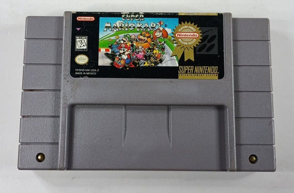 USED*****   Mario Kart Racing Super Nintendo SNES