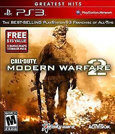 USED****  Call of Duty: Modern Warfare 2 -- Greatest Hits (Sony PlayStation 3)