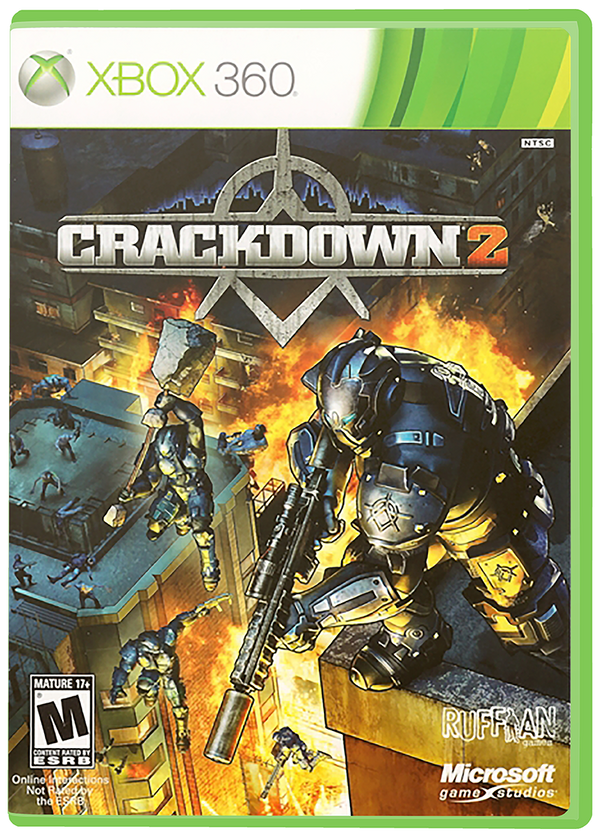 USED****   CRACKDOWN 2 XBOX 360 MICROSOFT VIDEO GAME