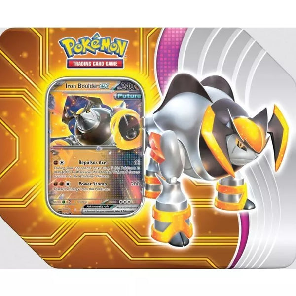 Pokemon PARADOX DESTINIES TIN - Iron Boulder