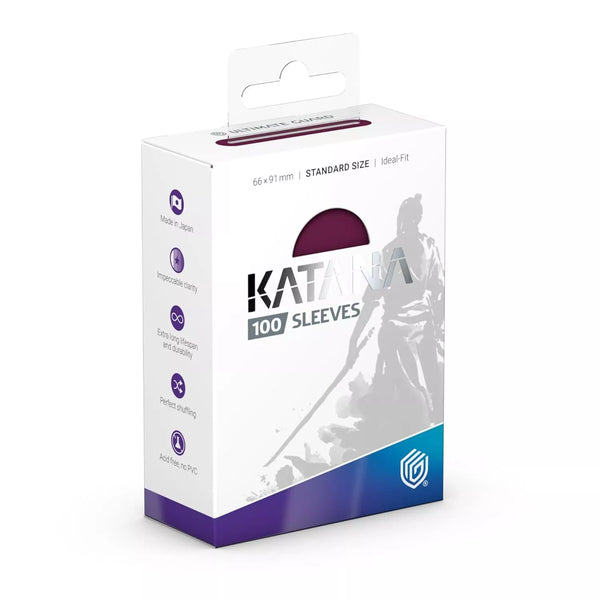 Ultimate Guard Katana Card Sleeves, 100 Standard Size, Radiant Plum