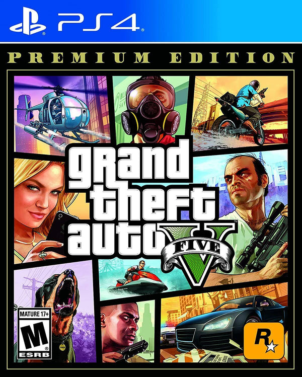 USED******   GRAND THEFT AUTO V PREMIUM ONLINE EDITION - PlayStation 4