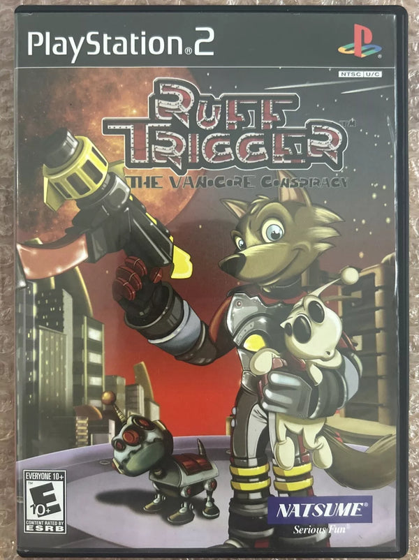 USED****   Ruff Trigger: The Vanocore Conspiracy (Sony PlayStation 2 2006)