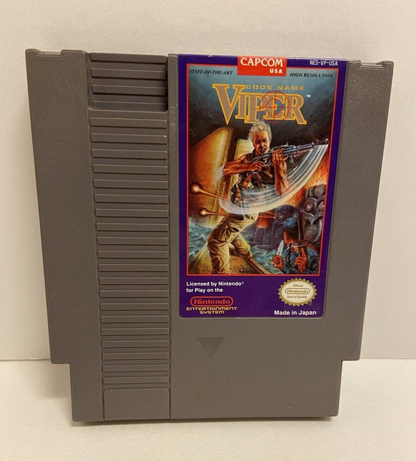 USED ******   Code Name: Viper (Nintendo NES, 1990)