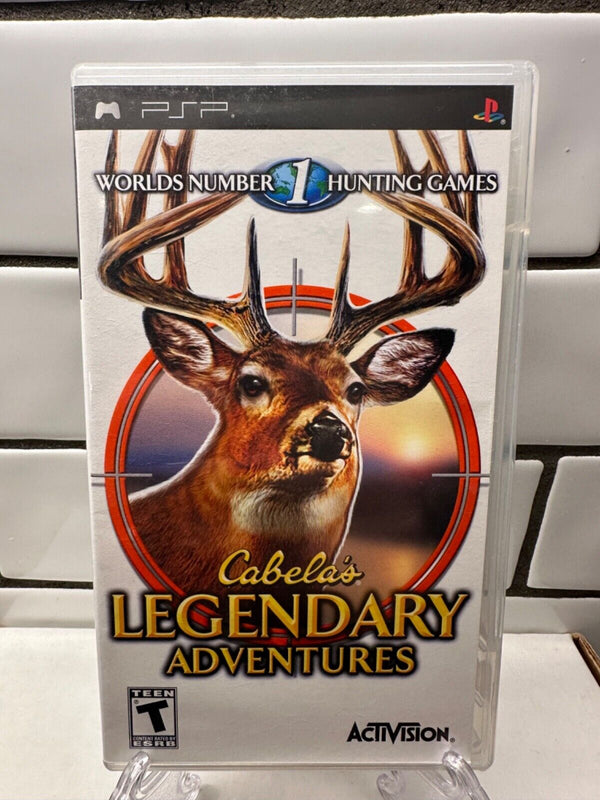 USED ****** Cabela's Legendary Adventures Sony PSP 2008 Complete