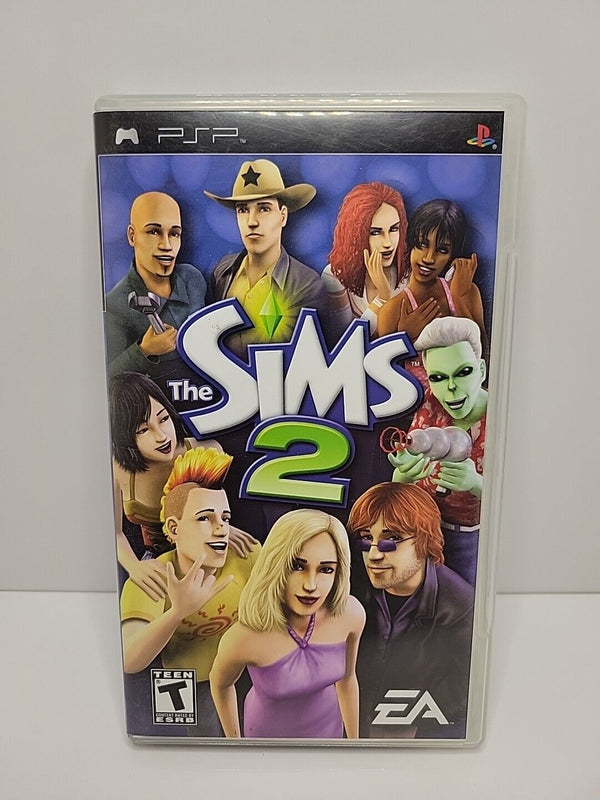 USED*****   The Sims 2 (Sony PSP, 2005) Complete w/ Manual