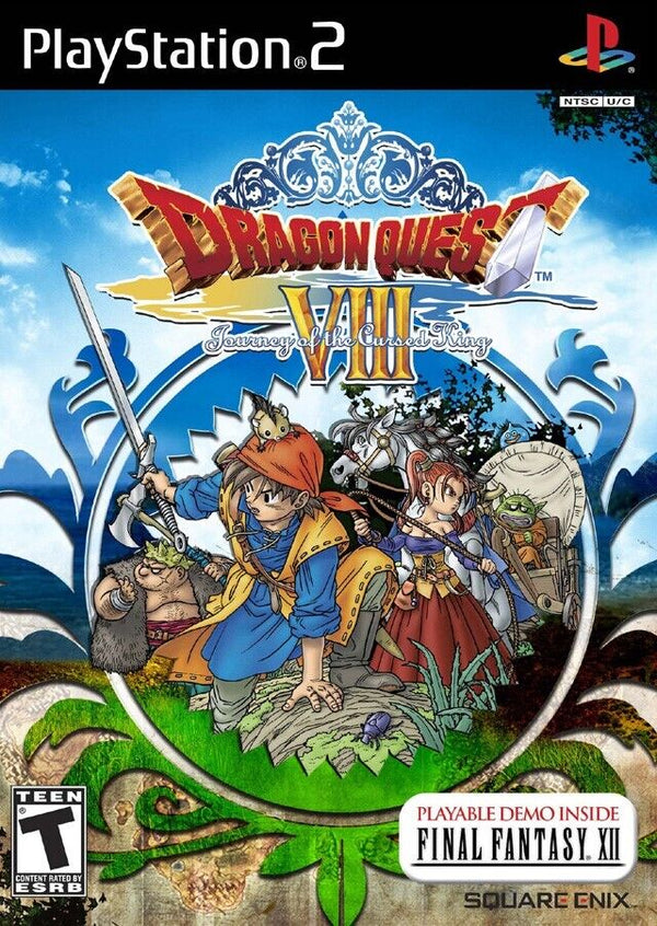 USED ***** Dragon Quest VIII: Journey of the Cursed King - Playstation 2 Game