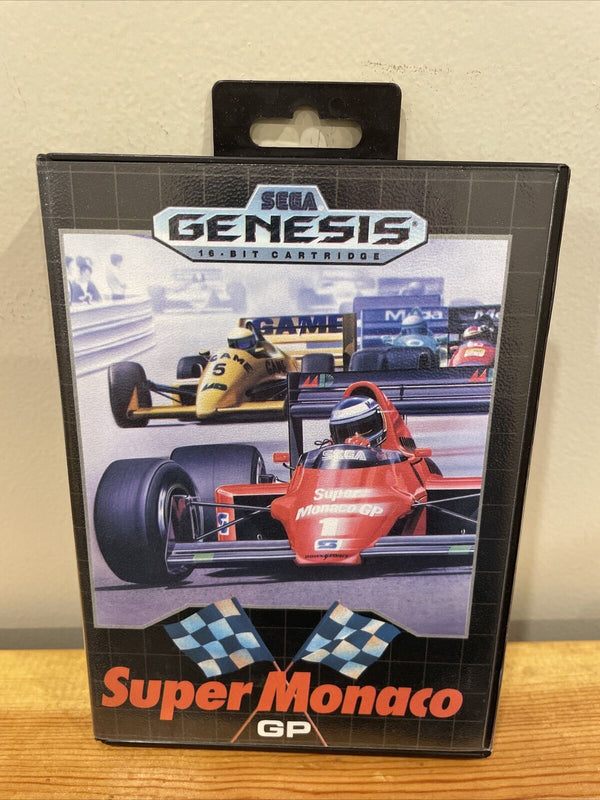 USED***** Super Monaco GP (Sega Genesis, 1990) Cart, Manual, Box Tested