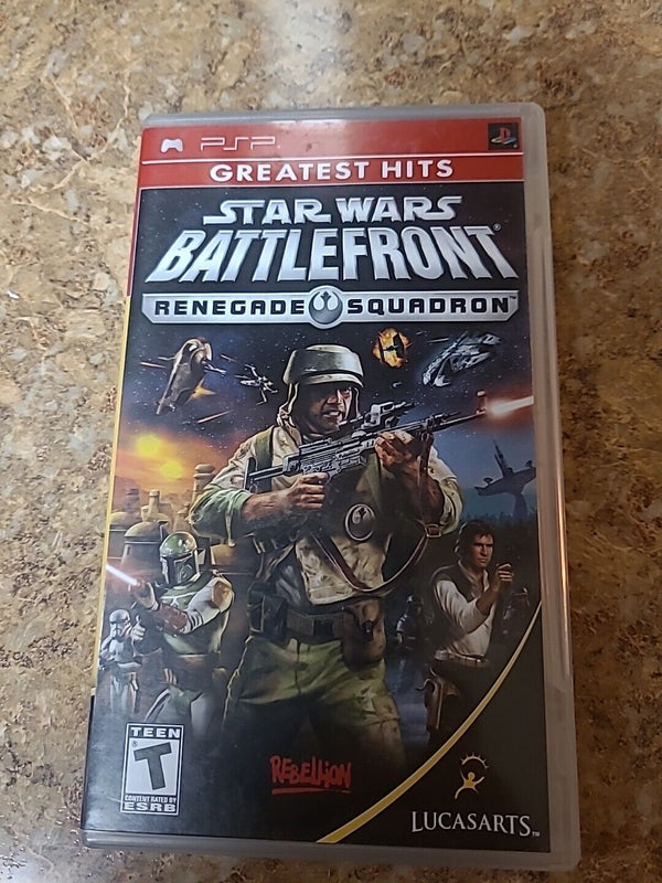 USED******     Star Wars Battlefront Renegade Squadron PSP Greatest Hits