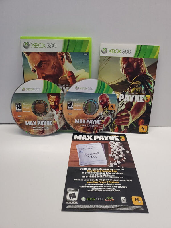 UED****   Max Payne 3 (XBOX 360) ROCKSTAR.