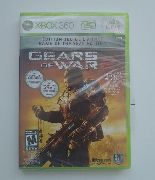 NEW*******   Gears of War 2 (Game of the Year Edition) (Bilingual) French and English