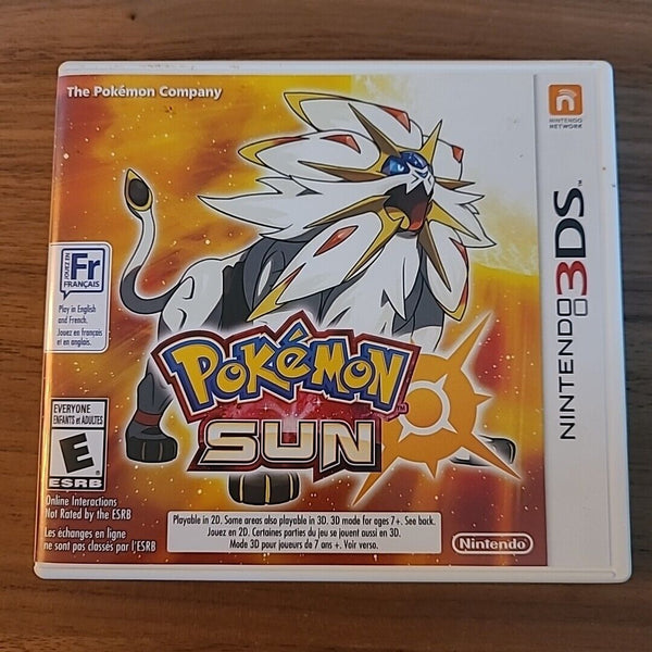 USED******    Pokemon Sun (Nintendo 3DS)