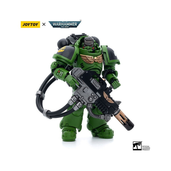 JoyToy Space Marines - Salamanders - Eradicator Brother T'Kren 1/18 - Warhammer