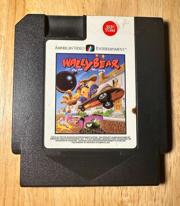 USED***  Wally Bear and the No Gang (Nintendo Entertainment System, NES)