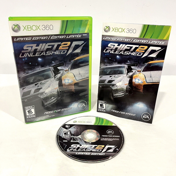 USED*****   SHIFT 2 UNLEASHED LIMITED EDITION MICROSOFT XBOX 360