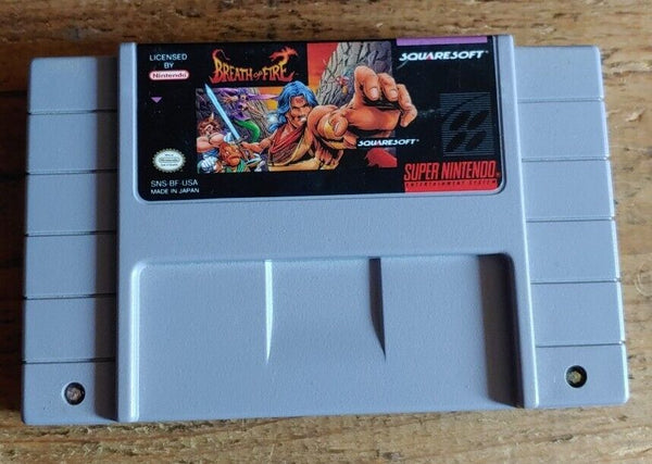 USED ****   Breath of Fire - Super Nintendo SNES