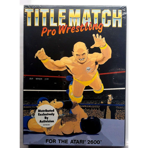 NEW *****   Title Match Pro Wrestling - Atari 2600 Authentic Game Atari