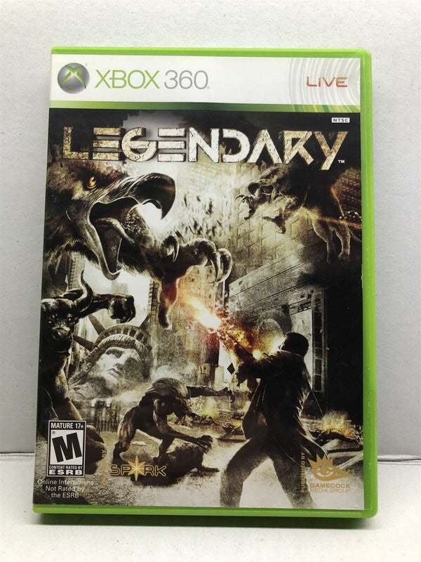 USED*****   Legendary (Xbox 360) Rare - LN Disc - Complete