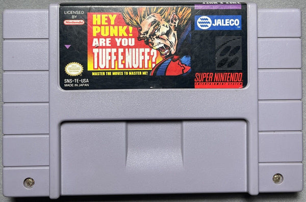 USED****   Hey Punk Are You Tuff E Nuff (Super Nintendo Snes)