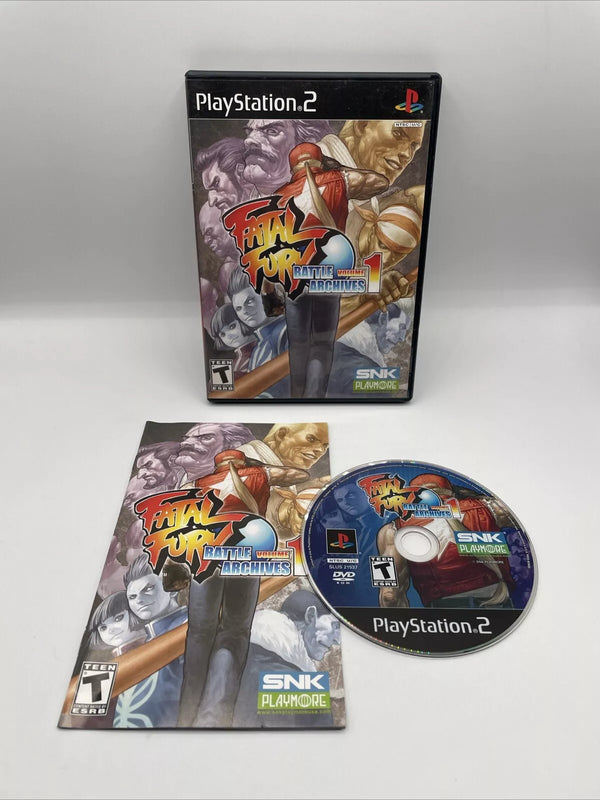 USED*****  Fatal Fury Battle Archives Vol. 1 PS2 Game