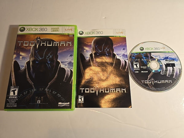 USED******   Too Human (Microsoft Xbox 360, 2008)