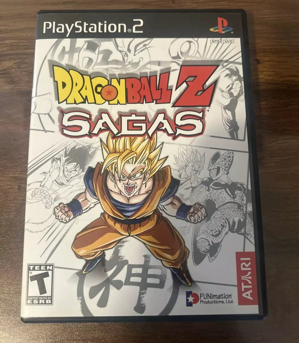 USED****  Dragon Ball Z Sagas Sony PlayStation 2 Video Game PS2