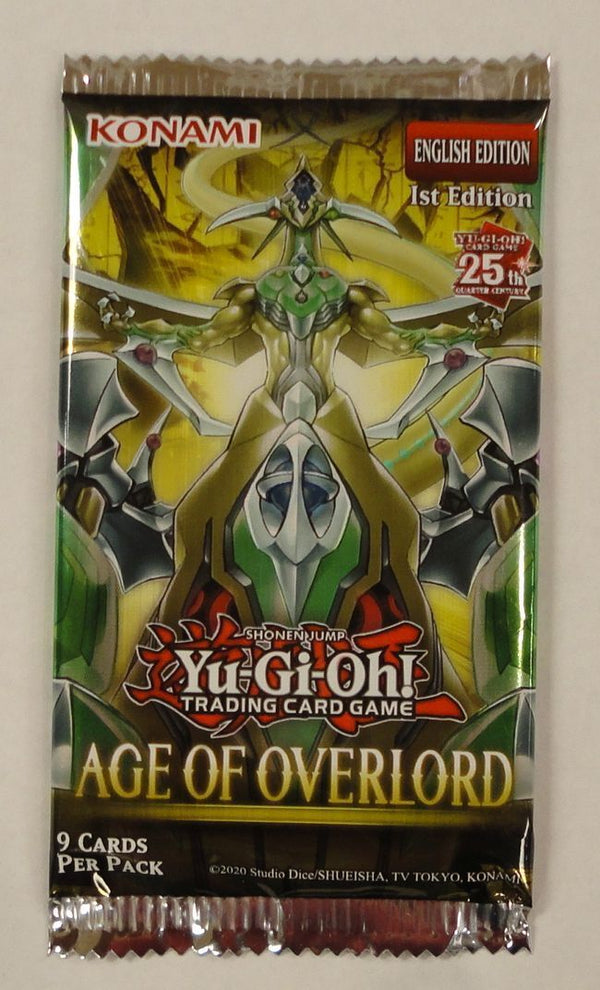 Yu-Gi-Oh! Age of Overlord 1st Edition 9-Card Booster Pack