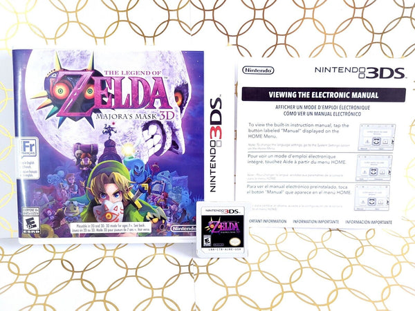 USED***** Zelda Majora's Mask 3D Nintendo 3DS Game CIB Complete With Manual