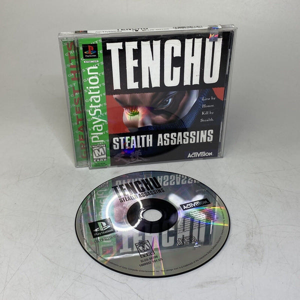 USED****    Tenchu Stealth Assassins PS1 Greatest Hit GREEN LABEL PlayStation 1 With Manual