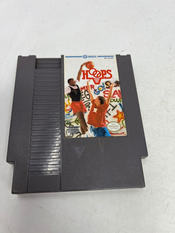 USED ******   Hoops (Nintendo Entertainment System, 1989) NES