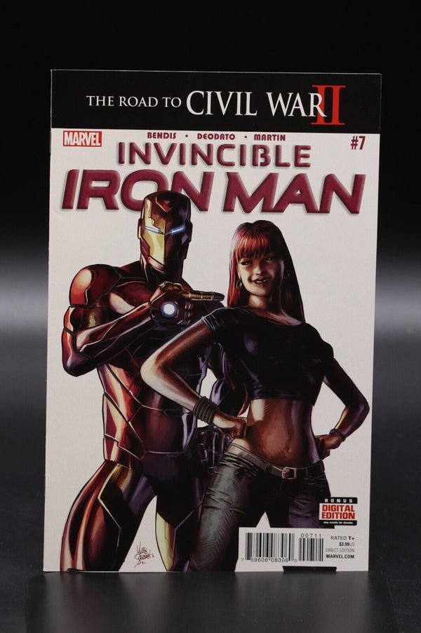 Invincible Iron Man (2015) #7 1st Print 1st Cameo App Of Riri Wiliams 8.0 VERY FINE (VF)