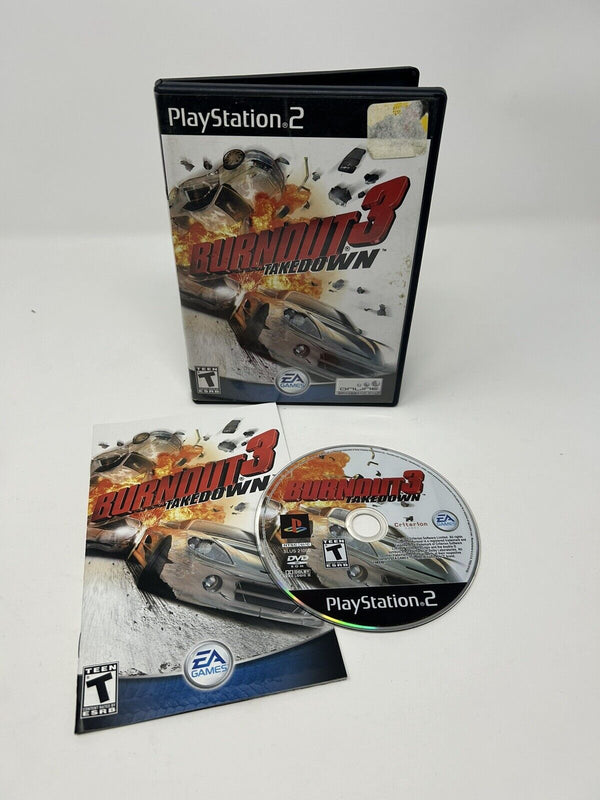 USED*****   Burnout 3 Takedown Sony Playstation 2 PS2 with Manual