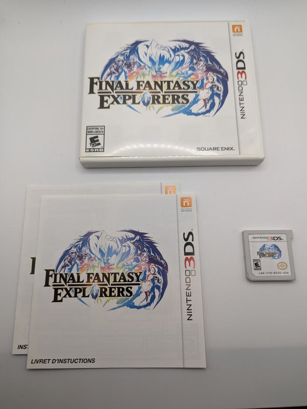 USED*****Final Fantasy Explorers Nintendo 3DS 2014 Authentic Complete CIB Square Enix