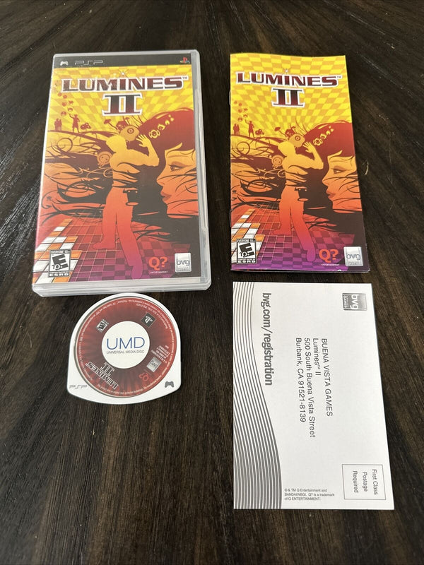 USED*****   PlayStation PSP Game Lumines II CIB Complete In Box