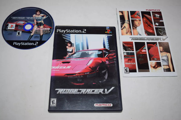 USED****   Ridge Racer V Playstation 2 PS2 Video Game