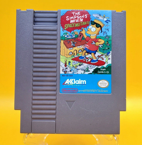 USED*****   The Simpsons Bart Vs The Space Mutants (Nintendo NES, 1991)