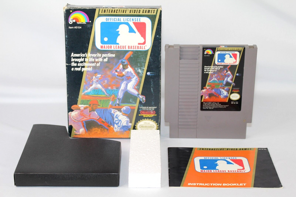 USED ****** Major League Baseball NES Nintendo With Manual