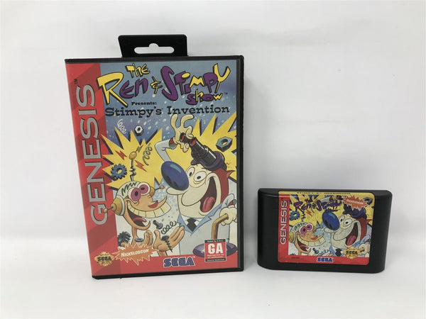 USED***    Ren & Stimpy Show Presents: Stimpy's Invention - Sega Genesis