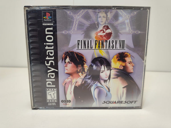 USED *** Cracked jewel *** Case Final Fantasy VIII PS 1 PlayStation 1 Game -4 Discs