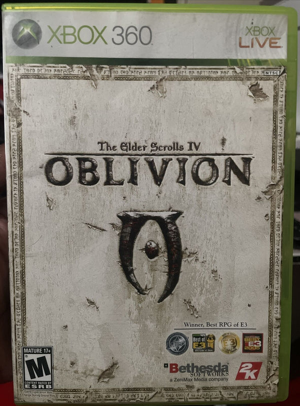 USED*****    The Elder Scrolls IV 4: Oblivion Microsoft Xbox 360