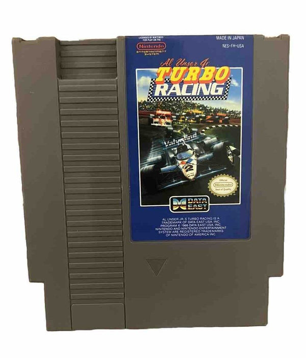 USED******   Al Unser Jr. Turbo Racing (Nintendo NES, 1990)