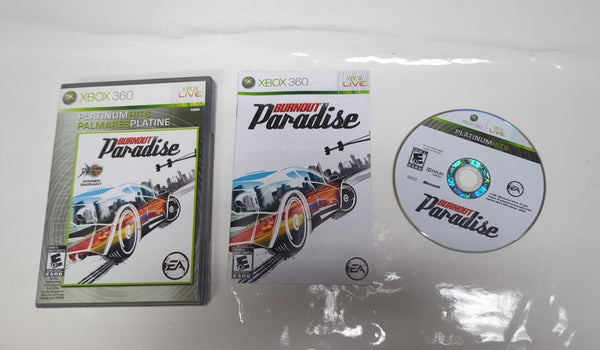 USED******   BURNOUT PARADISE XBOX 360 MICROSOFT GAME