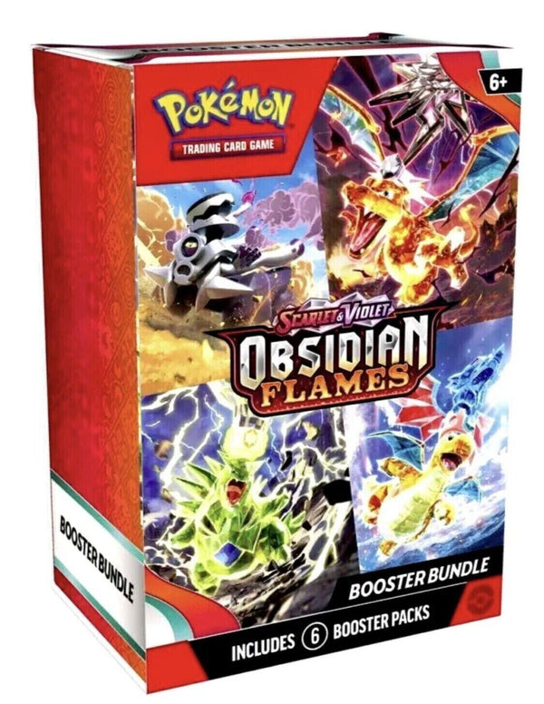 Pokemon TCG Obsidian Flames Booster Bundle SEALED 6 Packs