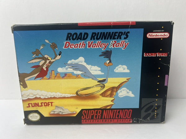 USED****    Road Runner’s Death Valley Rally Super Nintendo SNES