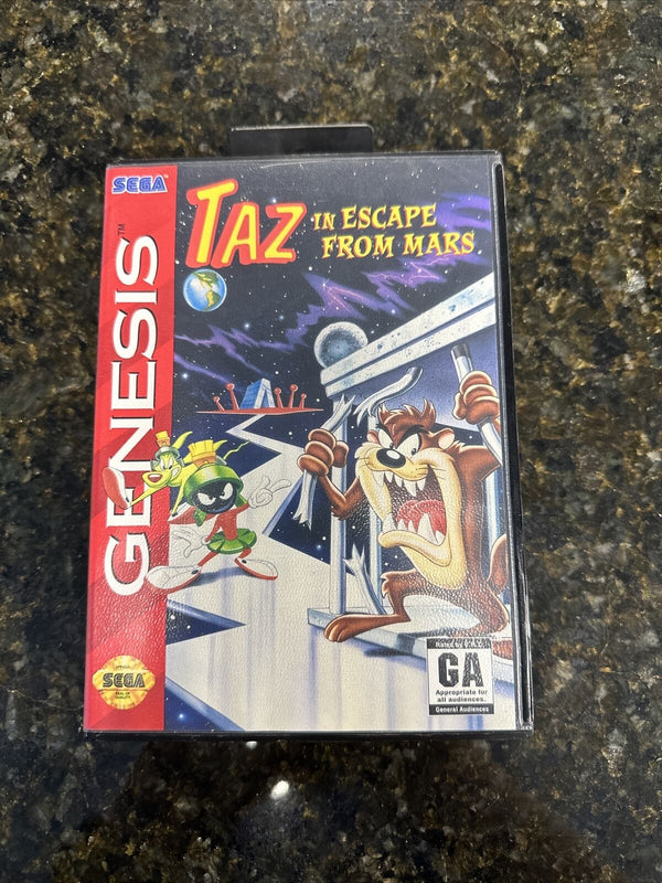 USED******   Taz in Escape From Mars (Sega Genesis) No Manual