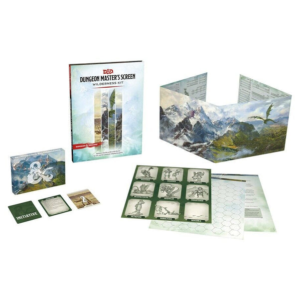 Wizards Of The Coast D & D Dungeon RPG Game Masters Screen Wilderness Kit