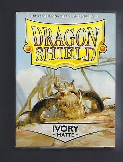 Dragon Shield Matte Ivory (100) Shield Sleeves